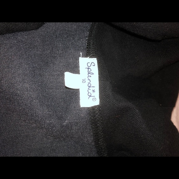 Girls splendid black jacket with diagonal zipper. Size 10. - Picture 7 of 8
